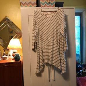 Long sleeve Calvin Klein stripe shirt